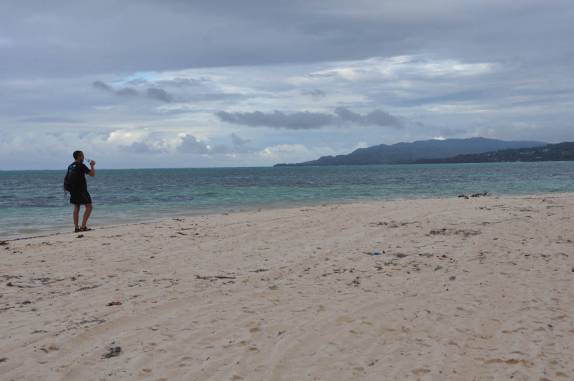 Baía de Pigeon point, em Crown Point - Tobago